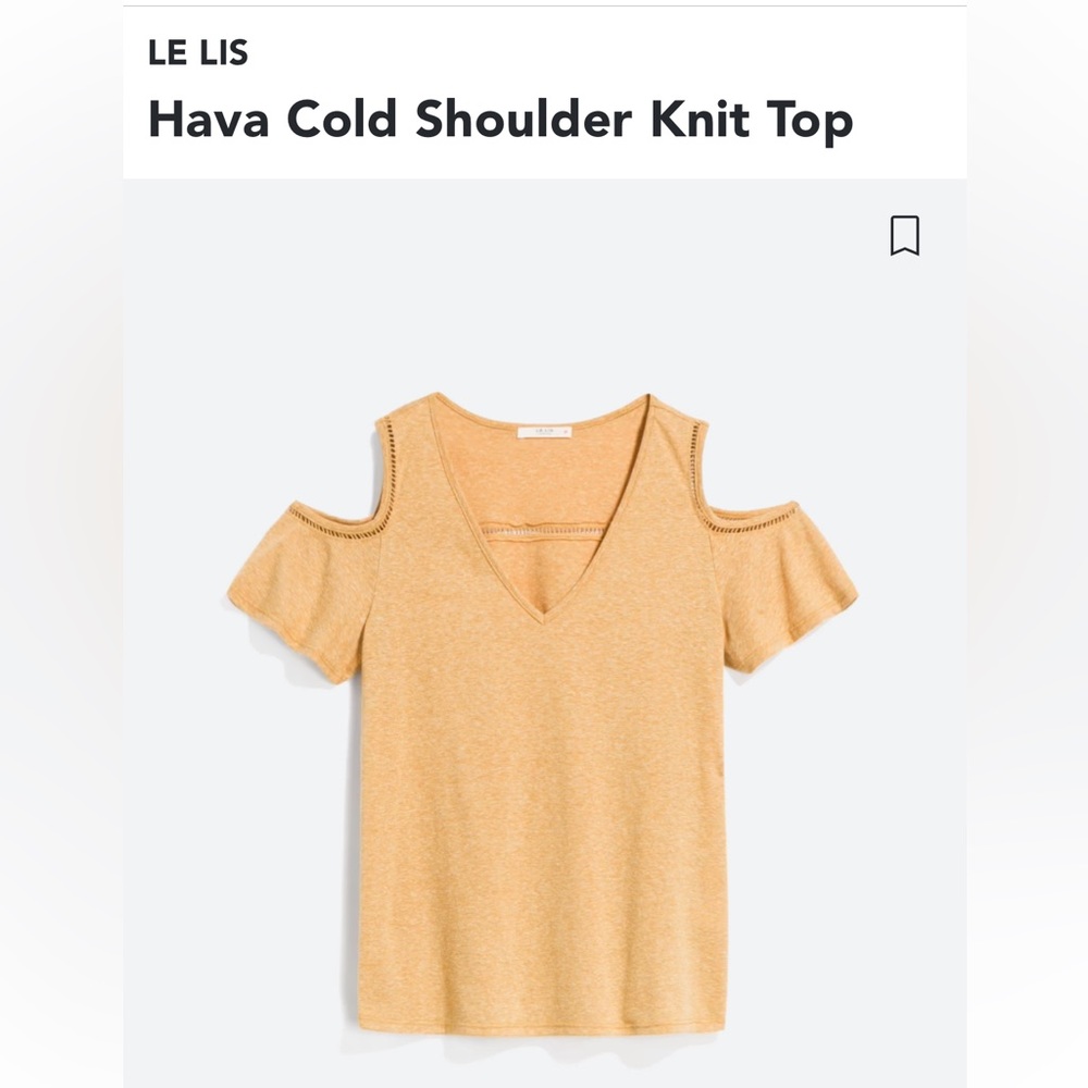 Cute Yellow blouse Size Medium off shoulder